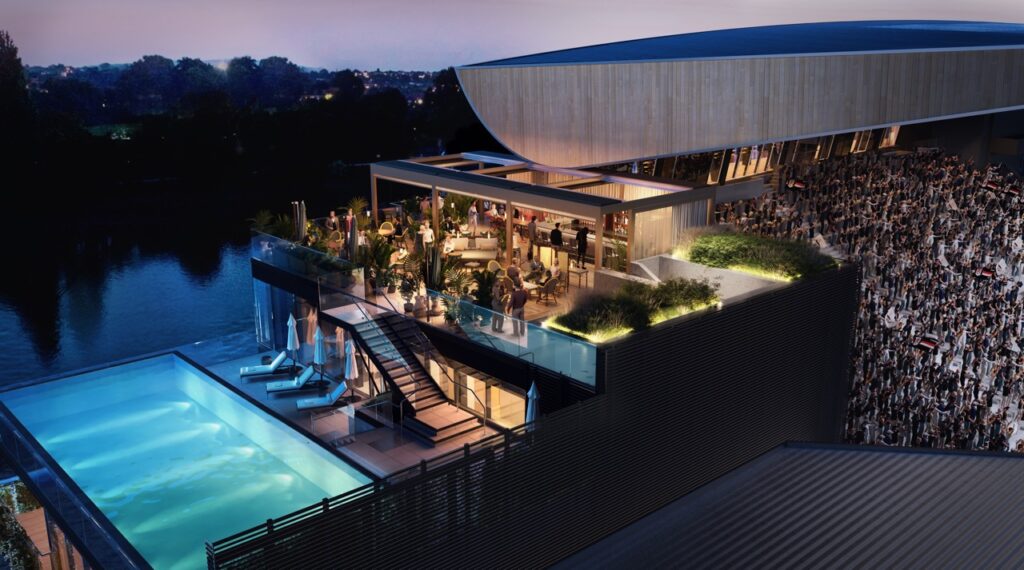 Fulham Football Club with Swimming Pool and Restaurant 