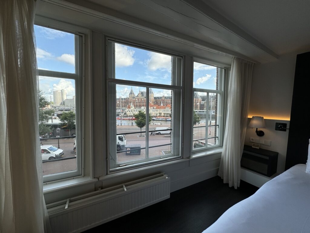 View from Room 209 at the NH Collection Amsterdam Barbizon Palace