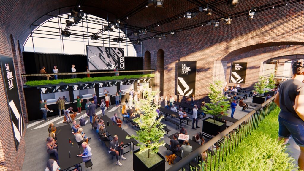 Boxpark Birmingham Artists Impression