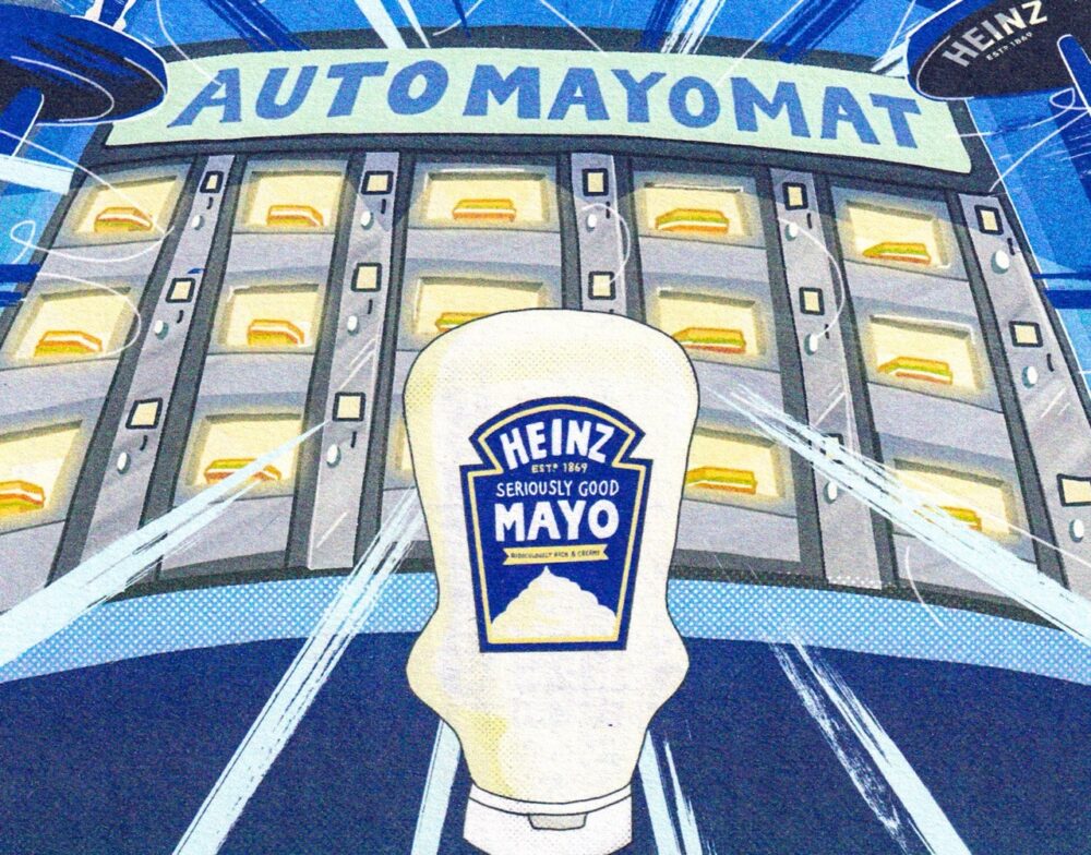Heinz Mayo Launches AutoMayoMat Sandwich Pop-Up In Soho 1 HEINZ MAYO KV01 Large