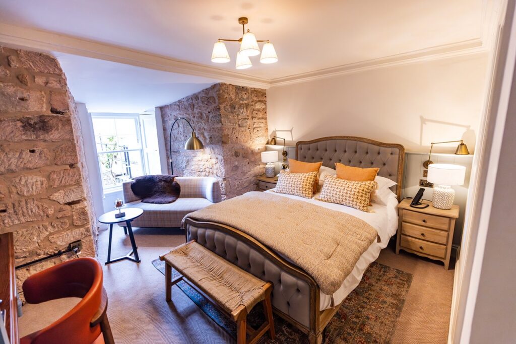 Dalhousie Castle Bedroom
