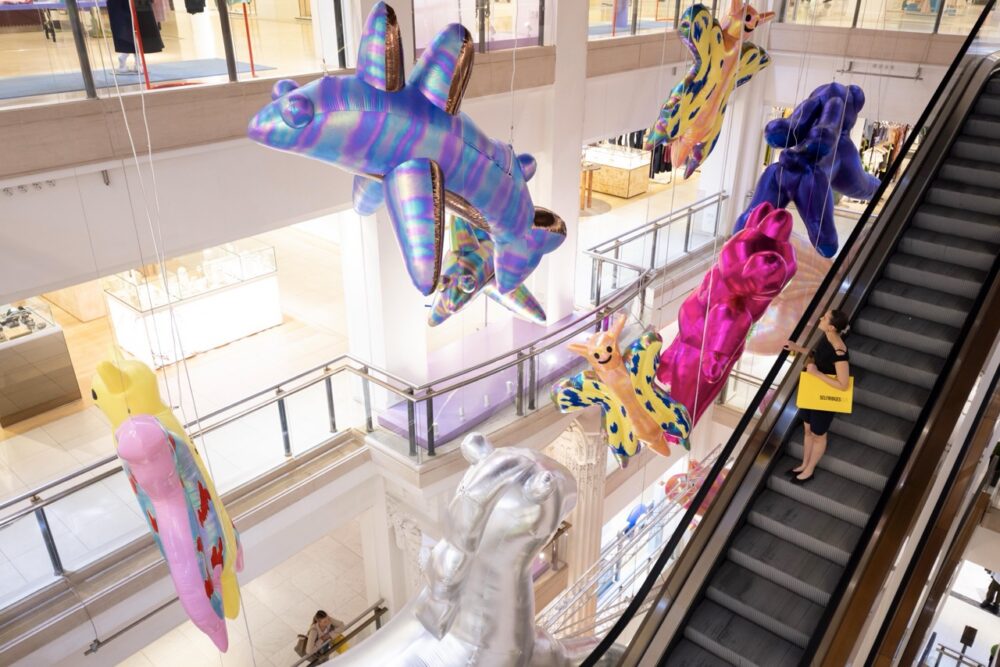 DREAM ON AT SELFRIDGES ATRIUM ART INSTALLATION BY KATIE STOUT PHOTOGRAPHY BY DAVID PARRY 13 Large