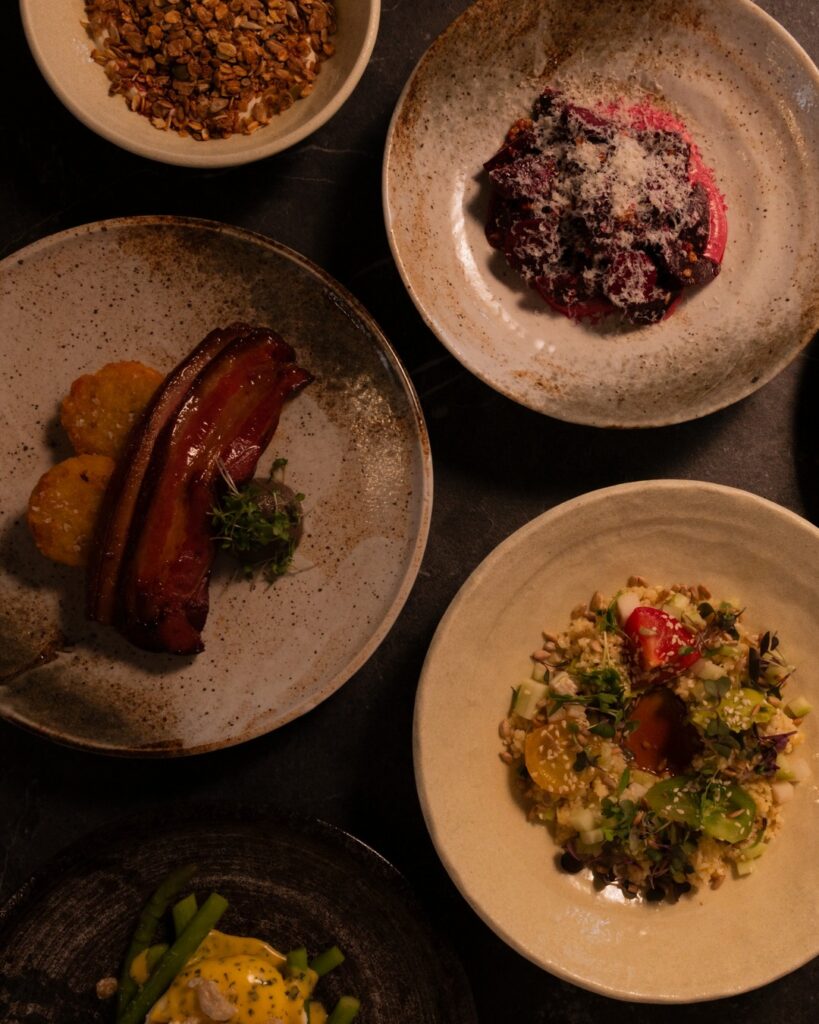 Food offer at Moods Leeds