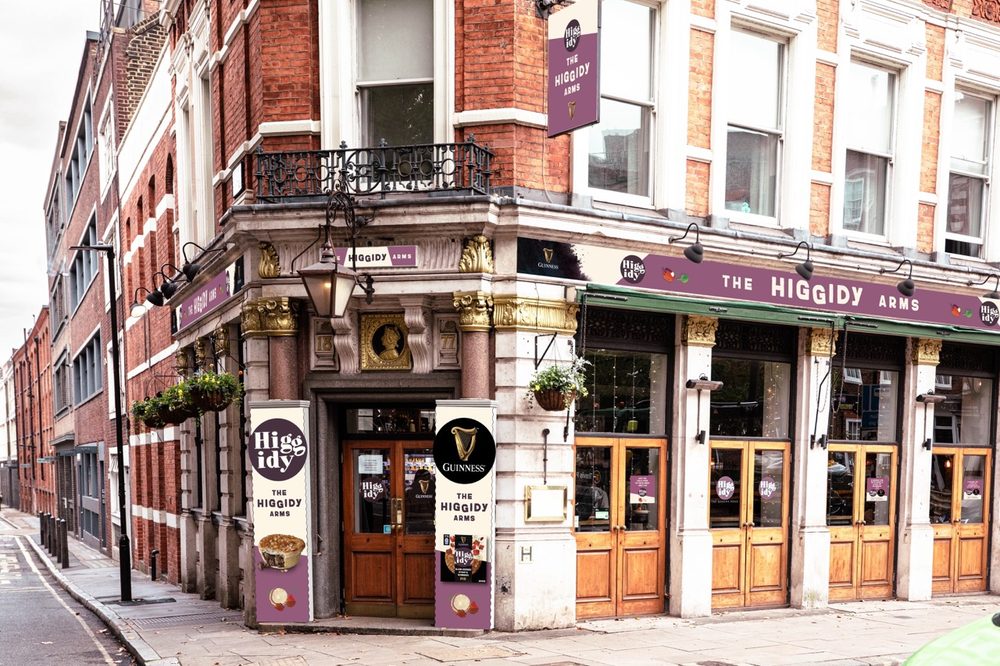 Higgidy Arms Returns to London With Guinness Pub Takeover 1 Higgidy Arms Mock Up Large